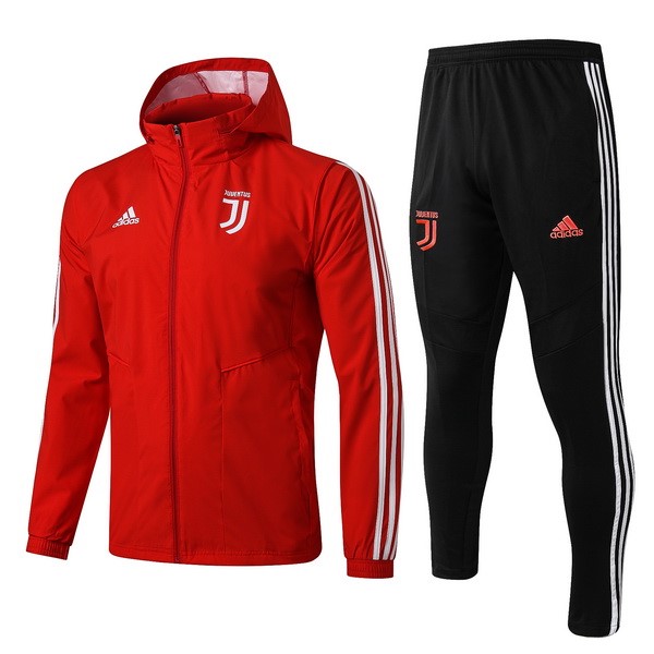 Windjacke Komplett Set Juventus 2019-20 Rote Schwarz